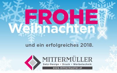 Druckerei Mittermüller WEIHNACHTSGRUSS