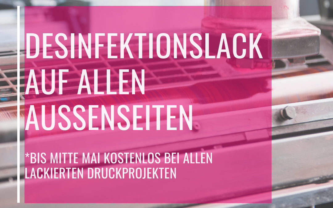 DESINFEKTIONSLACK LOCK 3 – Druckaktion